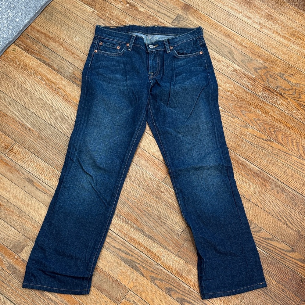 Lucky Brand Women's Dark Blue Straight Leg Jeans